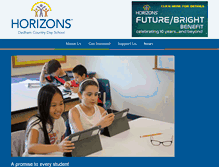 Tablet Screenshot of horizonsgreaterboston.org